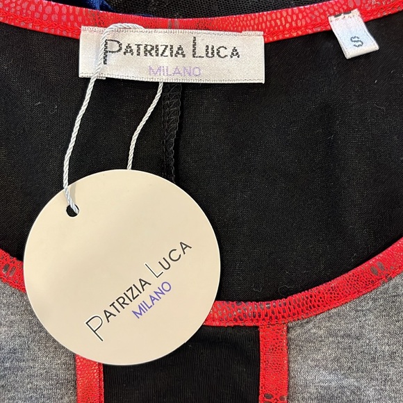 NWT Patrizia Luca shaped jersey knit tunic length handkerchief hem top - Picture 7 of 10